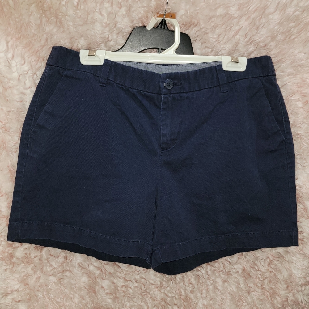 Merona Chino shorts sz 10 5in inseam navy